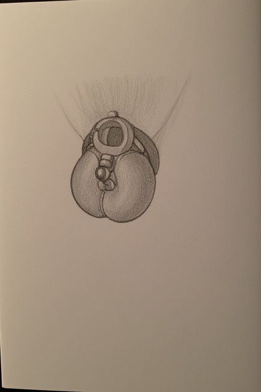 Negative or inverted chastity cage